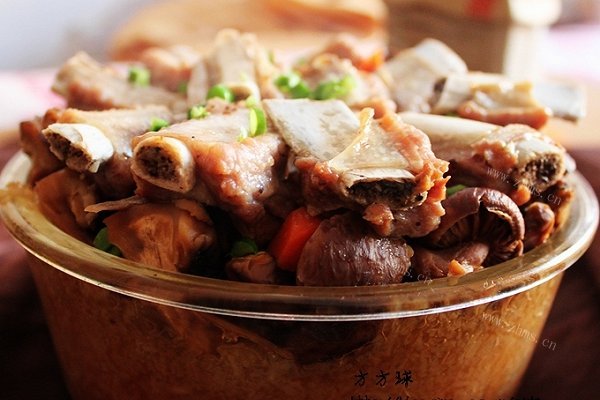 简易版排骨蒸饭