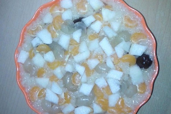 自制八宝水果饭