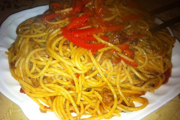 意大利番茄酱肉面