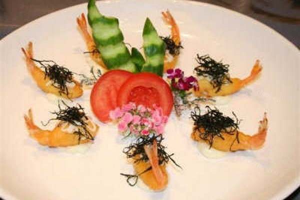 介辣芝麻虾