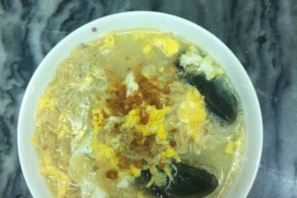 芝士双蛋泡面