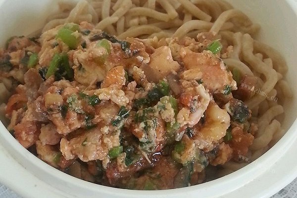 三文鱼苋菜面