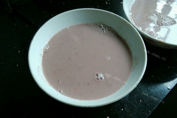 喝出粉红好气色的浅豆沙红豆浆