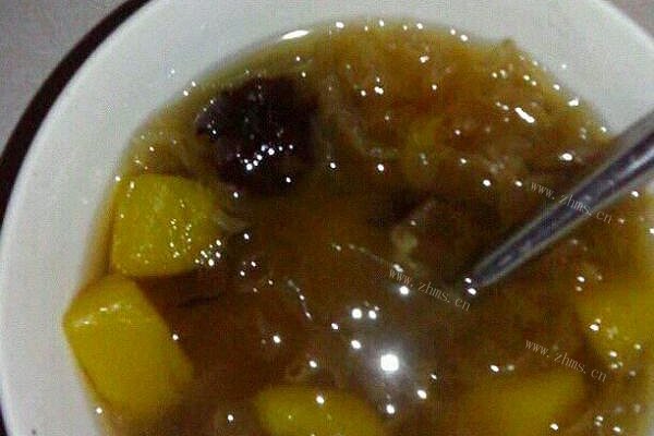 银耳南瓜糖水