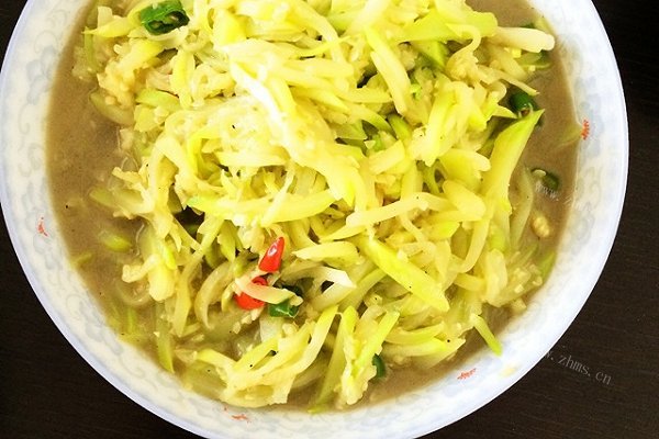 家常清炒西葫芦