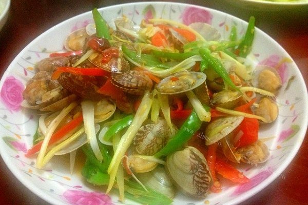 爆炒花甲贝