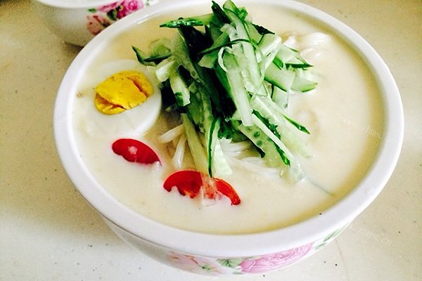 豆浆凉面