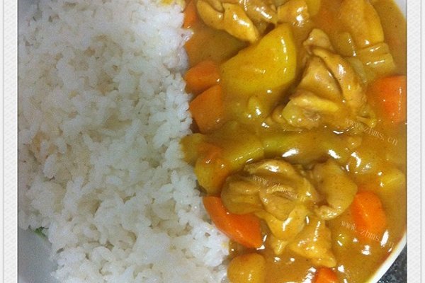 家常咖喱鸡块饭