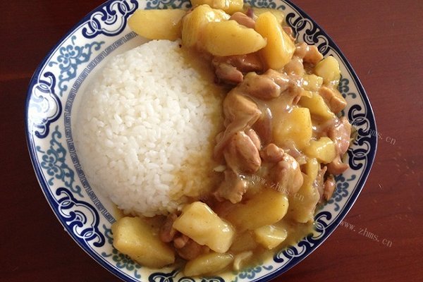 自制咖喱鸡块饭