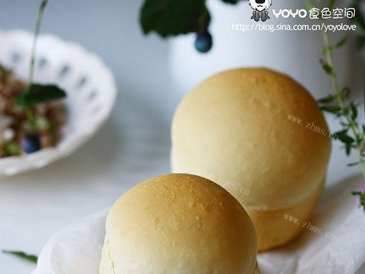 自制柔软中种面包