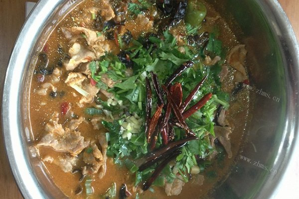 家常水煮肉片