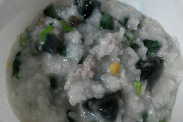 皮蛋瘦肉粥（夏日清凉去火版）