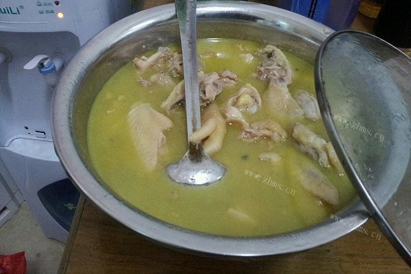 家常姜酒鸡汤