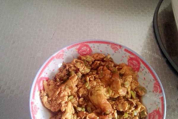 酱炒鸡蛋