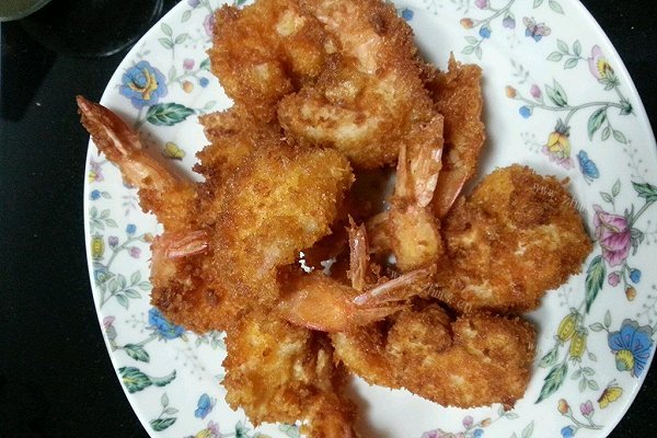 自制脆炸大虾