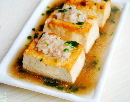 糯米酿豆腐