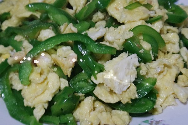 自制青椒炒蛋