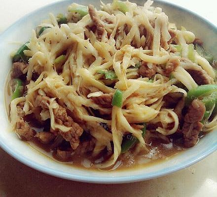美味茭白炒肉