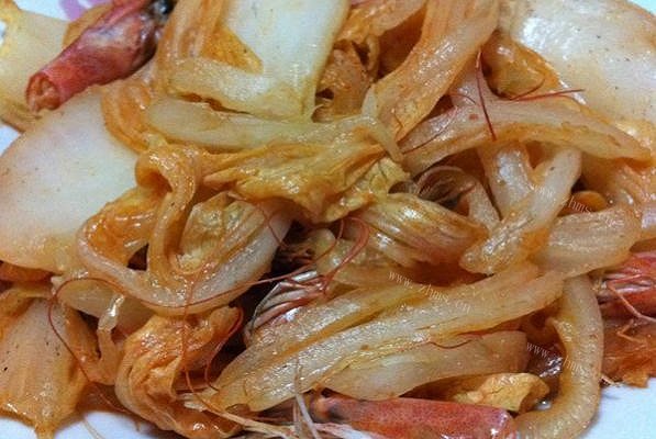 #DIY#虾脑白菜