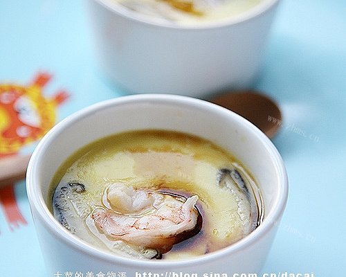 美味鲜虾蛋羹
