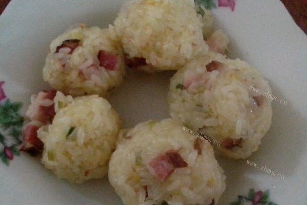 腊肉糯米圆子