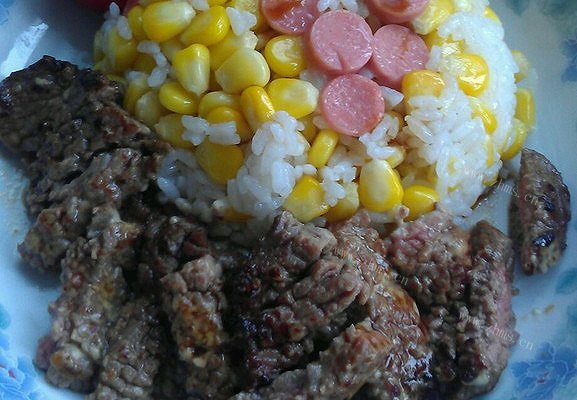 家常玉米牛肉饭