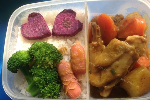 咖喱鸡块便当