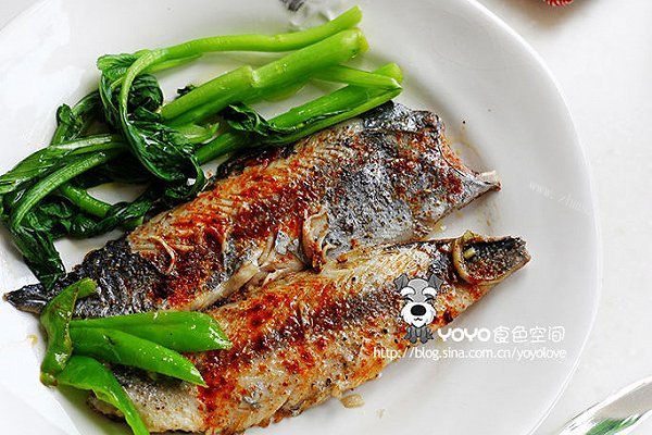 菜心鲅鱼柳
