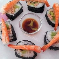 鲜虾金枪鱼寿司
