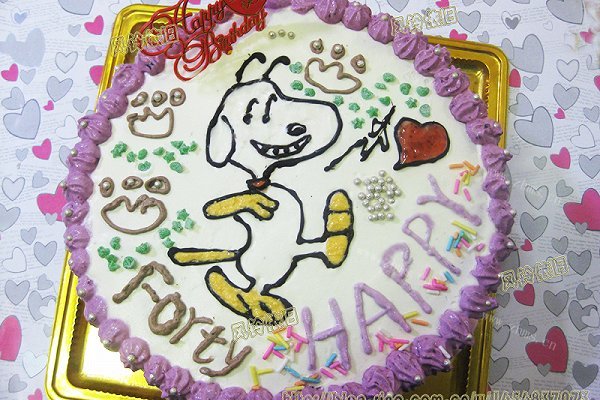 史努比生日蛋糕