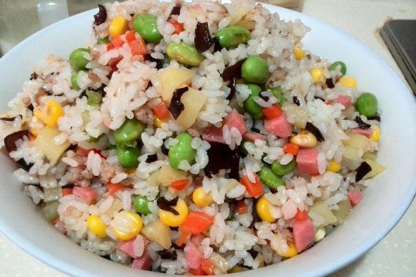 家常五彩捞饭