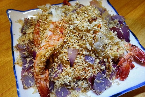 家常避风塘炒明虾