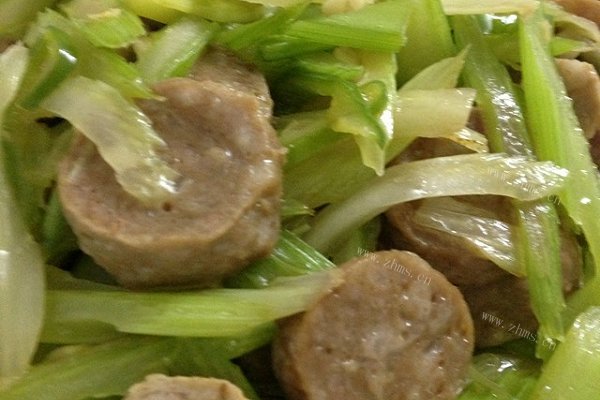 减肥西芹牛肉丸