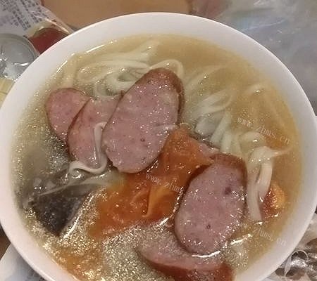 改良湖北风味爱心汤面