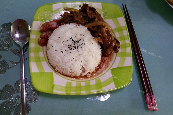 家庭版牛肉饭