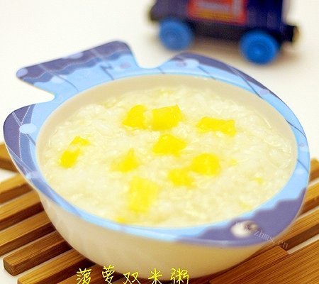 菠萝双米粥