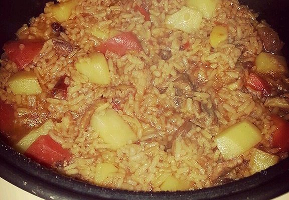 大杂烩电饭锅闷饭