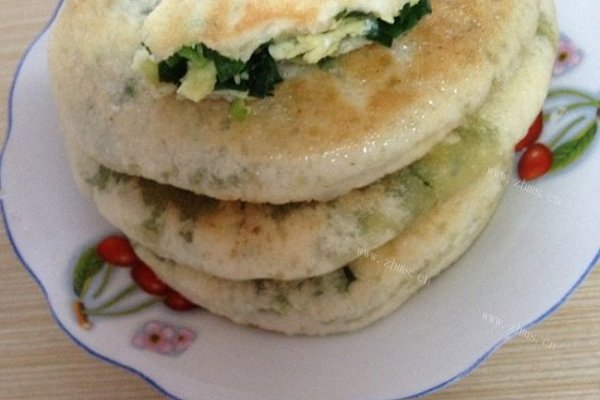 韭菜煎蛋馅饼