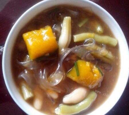 熬南瓜豆角