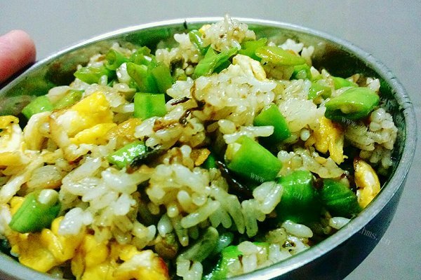 豆角(虹豆)炒饭