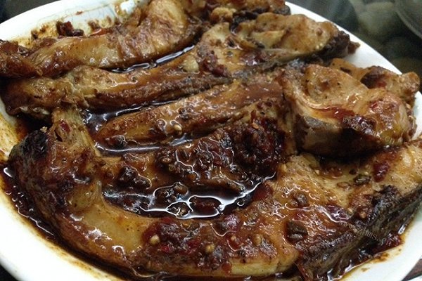 家常麻辣鱼块