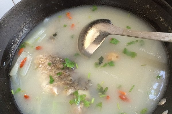 家常冬瓜鲫鱼滋补汤