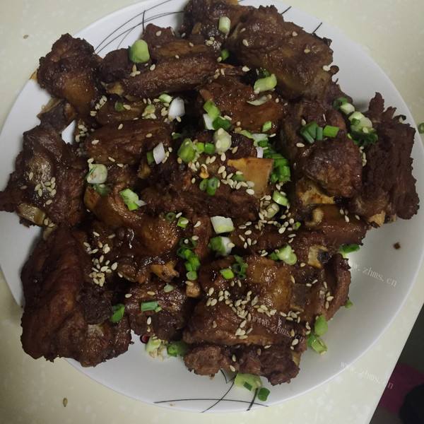 绿色食物糖醋排骨
