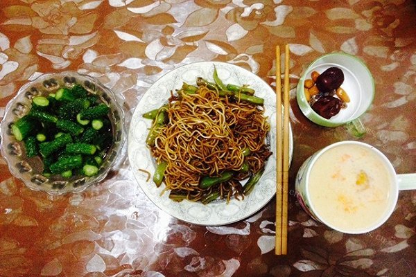 豆角焖面
