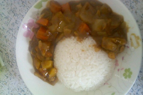 咖喱鸡腿饭