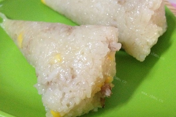 玉米瘦肉花生粽