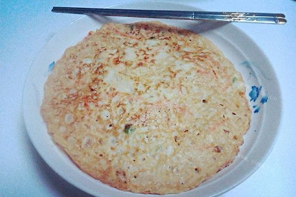 健康美味的胡萝卜鸡蛋饼