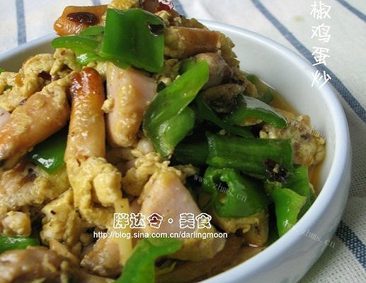 家常蛤蜊青椒鸡蛋炒
