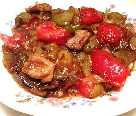 肉片烧茄子