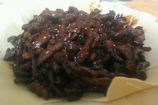 自制酱肉丝